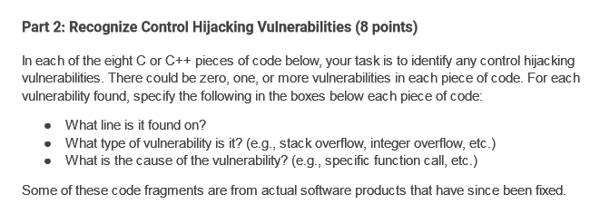  This is checking for *hijacking vulnerabilities*, not general errors. Assume things
