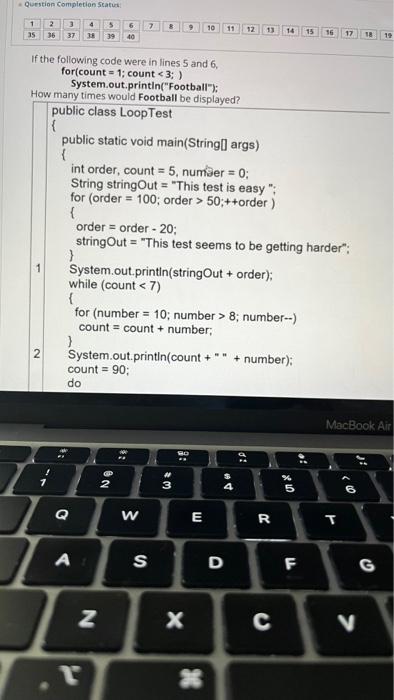 the output What is displayed as a result of line 6 ?