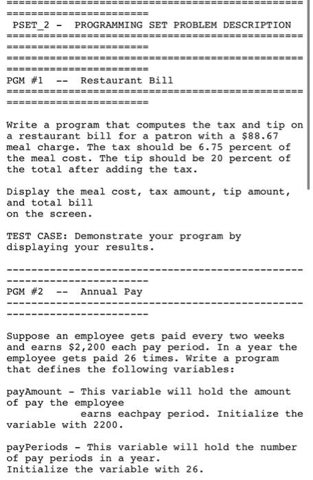 Submission Portal for your completed assignment. A description of the problem set