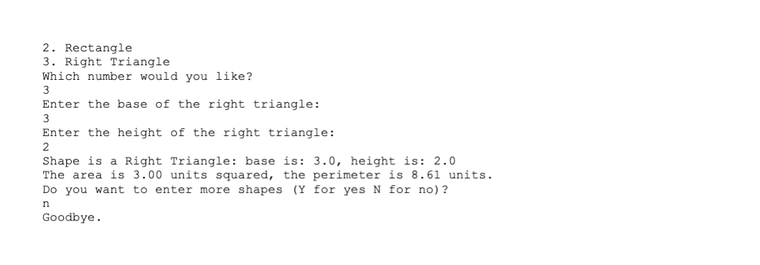 have included Shape.java and CalcAreaAndPerimeter.java at the bottom. Lab 0: Reinforce Abstraction,