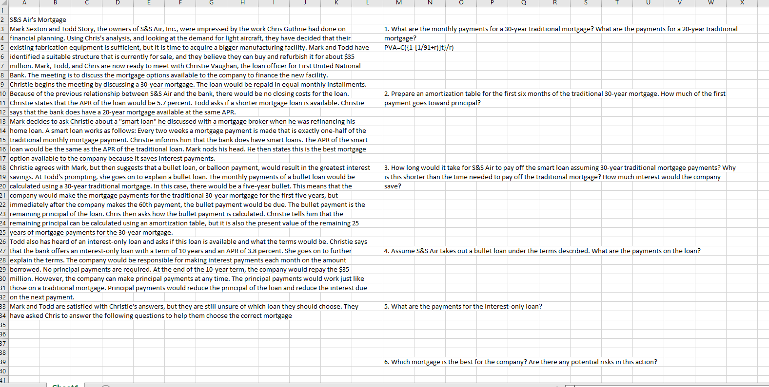 specific values for the APR and the loan amount are in the