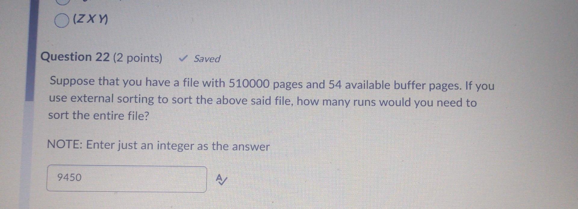 record. In the worst case, how many I/Os does it take to