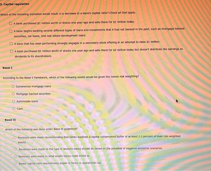  Which of the following scenarios would result in a decrease in