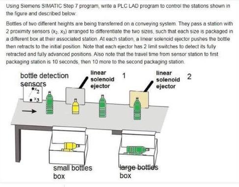  in Programmable logic controllers(plc) just draw the answer please Using Siemens