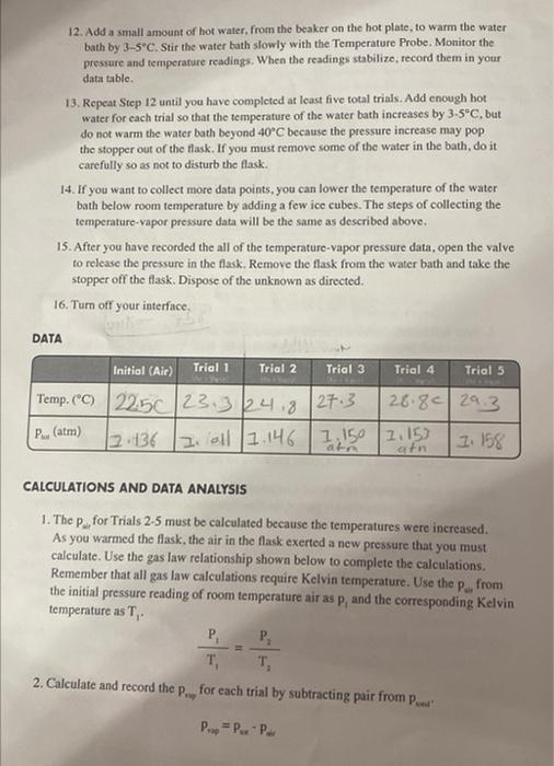 \\ \hline Pvapor & & & & & \\ \hline \end{tabular} 4.
