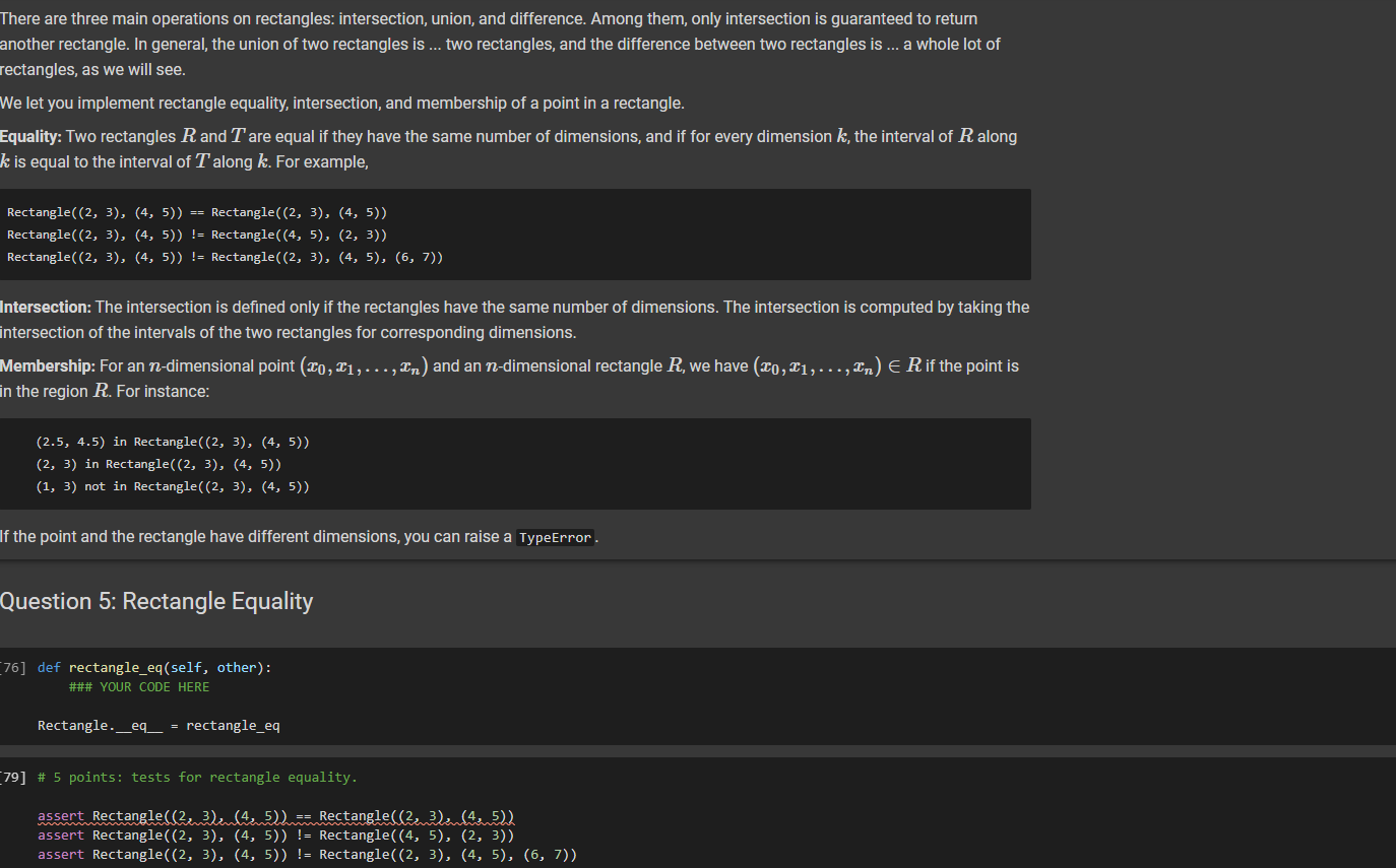 Need help on drawing rectangles in Python Code needs to be given