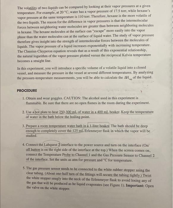 amount of hot water, from the beaker on the hot plate, to