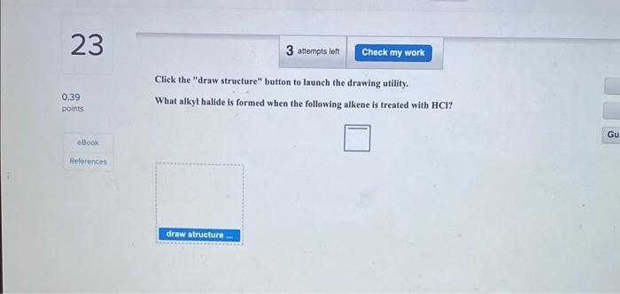 Click the "draw structure" button to launch the drawing utility. What