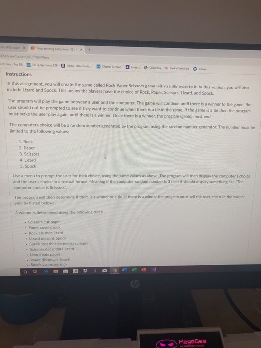  c++ beginning program. hul get 12- X + Content/43371/ HH TM