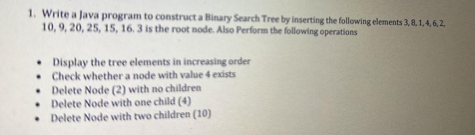  give me full code of this function. 1. Write a Java