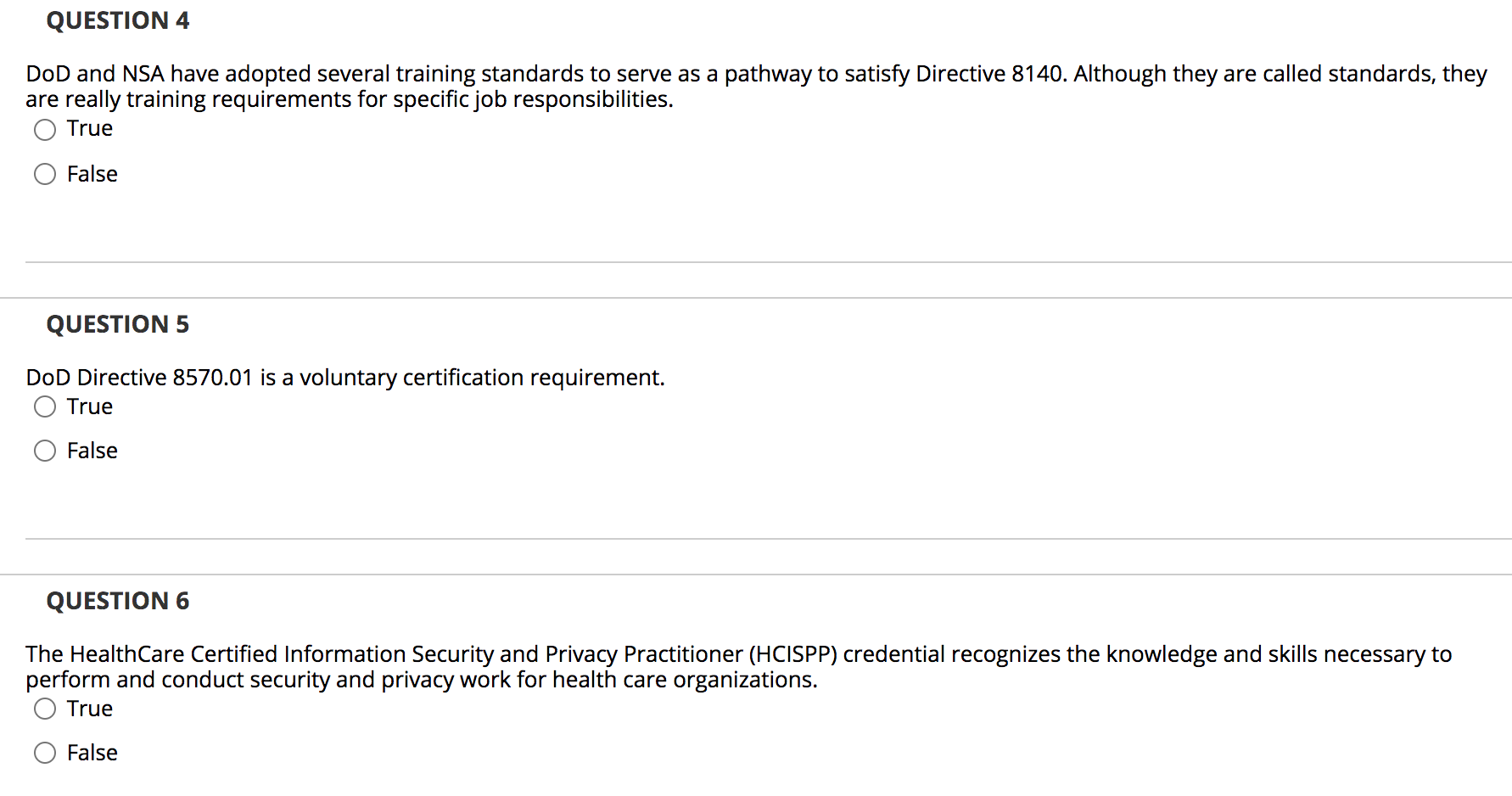 Consortium, Inc. (ISC)2 is the baseline for federal and DoD work-role definitions.