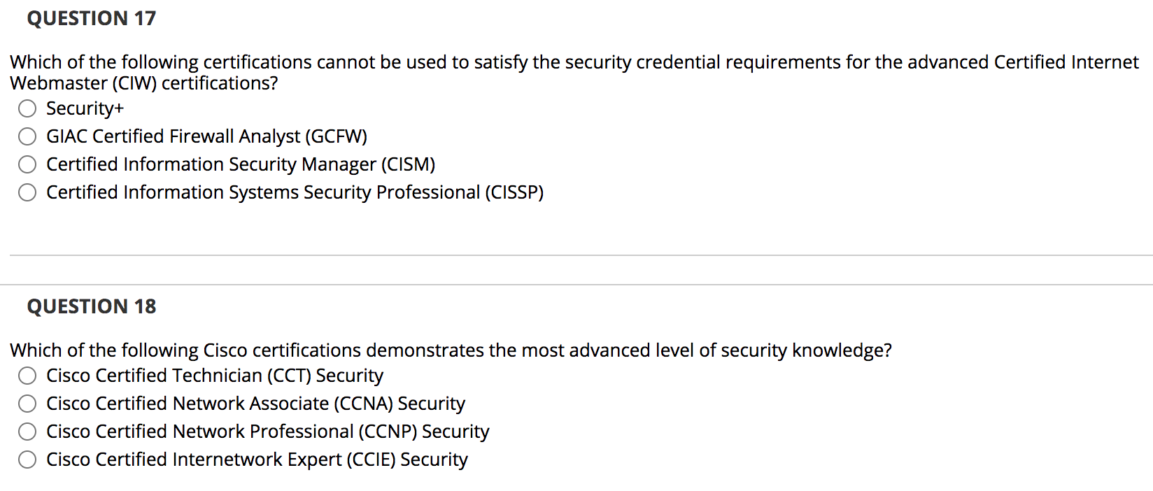 4 DoD and NSA have adopted several training standards to serve as