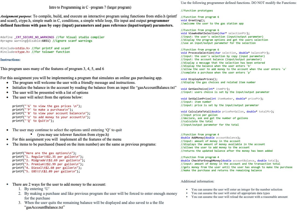  #include //for printf, scanf, fprintf, fscanf, fopen, and fclose #include //for