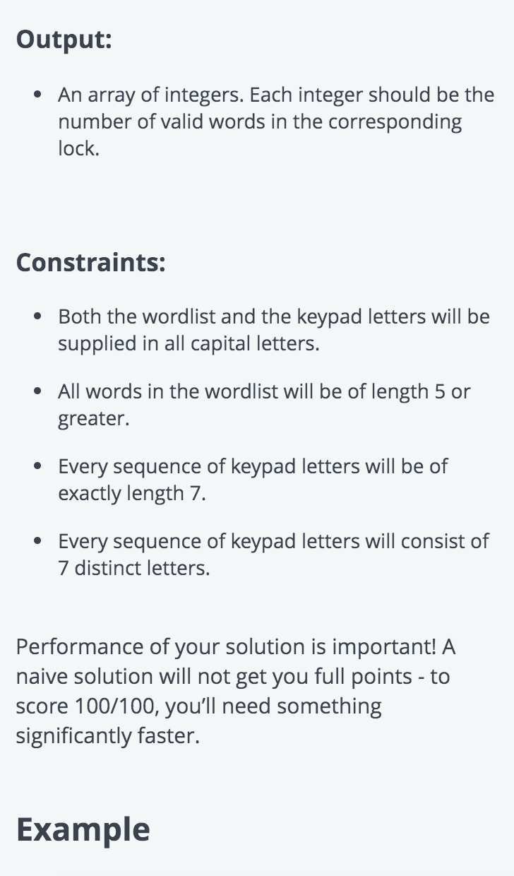 stage. There are several doors, each with a different keypad on it.