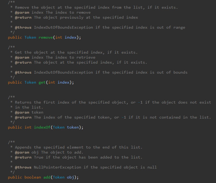 implements List { public Node head; private int size; public DSList() {