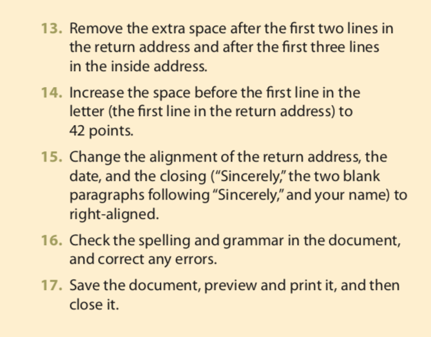 save the document as Thank You Lette 2. Change the font to