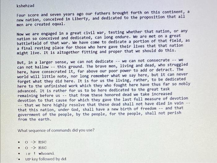 a single command to create three files namely Lincolni, Lincoln2, and Lincoln3.