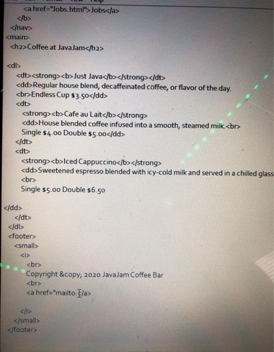 - JavaJam Coffee Bar is the perfect place to take a break,