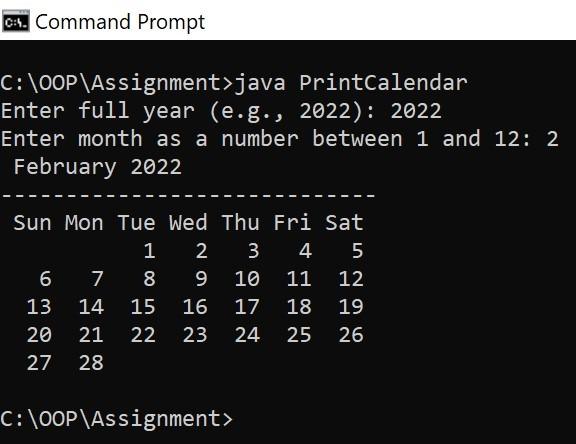 the program is runnable using java program. Write a java program that