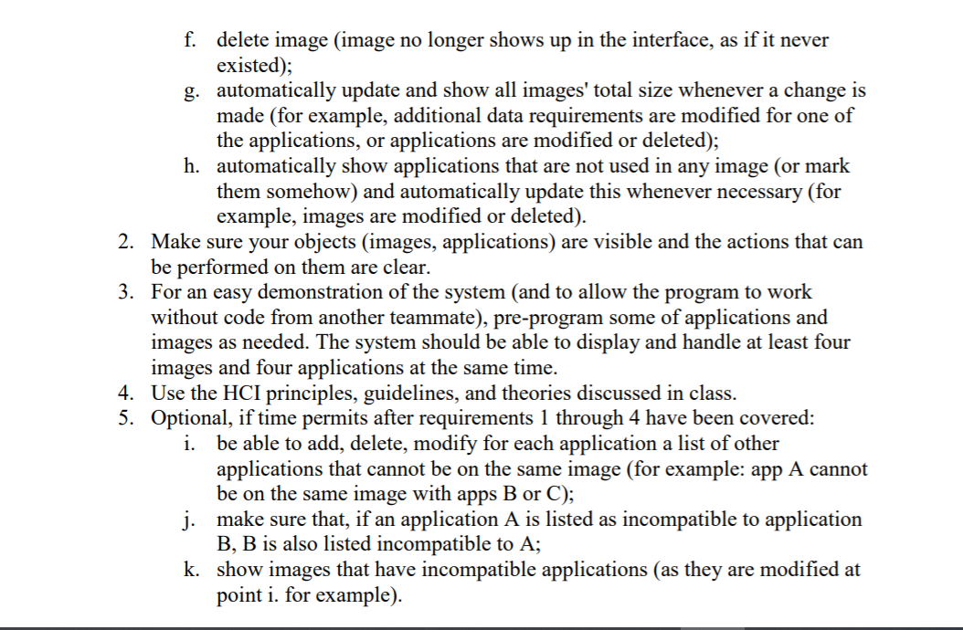 corporation maintains a lot of computer images for various departments in the