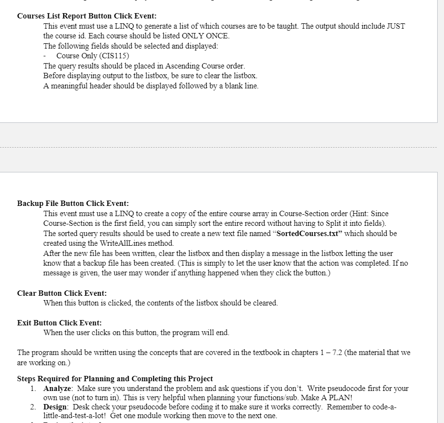 (Fully online courses list the room as 'Online) Course Capacity Socially Distance