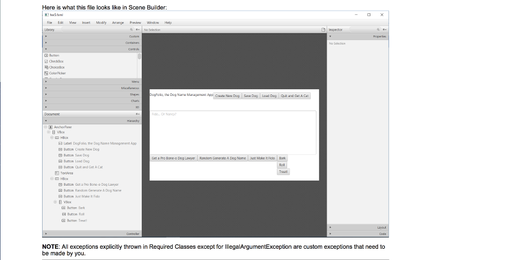 will help your program operate as desired (as Containers have no text,