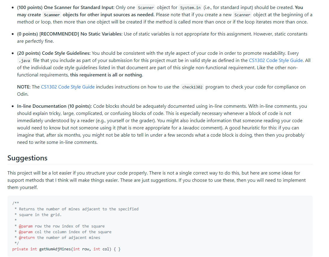 player "reveals" a square that does not contain a mine, two things