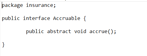 insurance project and build a compliant UML class diagram to represent all