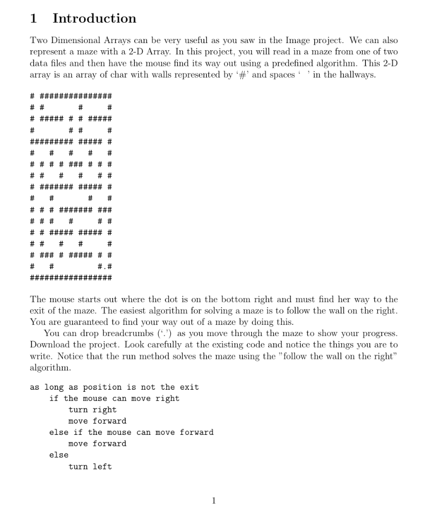 PLEASE HELP ME WITH THIS PLEASE package mazesolver; import java.io.FileNotFoundException; import java.io.FileReader;