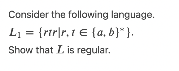 Please show that L is regular by creating a DFA. Consider