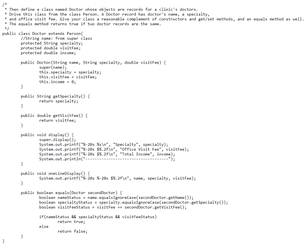 JAVA ECLIPSE CODE topic: exceptions Given that you will need 5 classes: