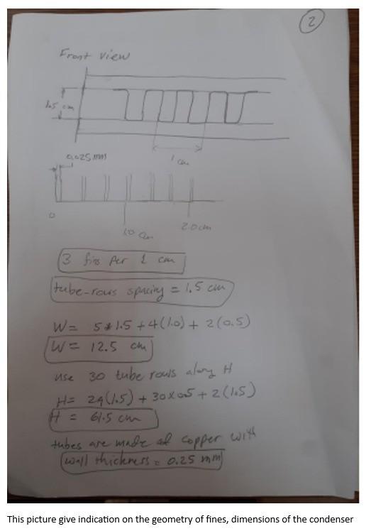 based on your student number. - Find the heat transfer coefficient for