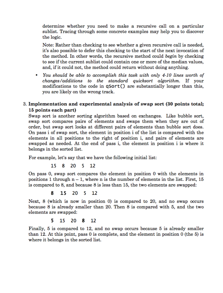 from: Computer Science E-22, Harvard University * * Modified by: , *