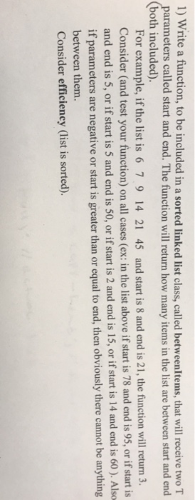  C++ 1) Write a function, to be included in a sorted