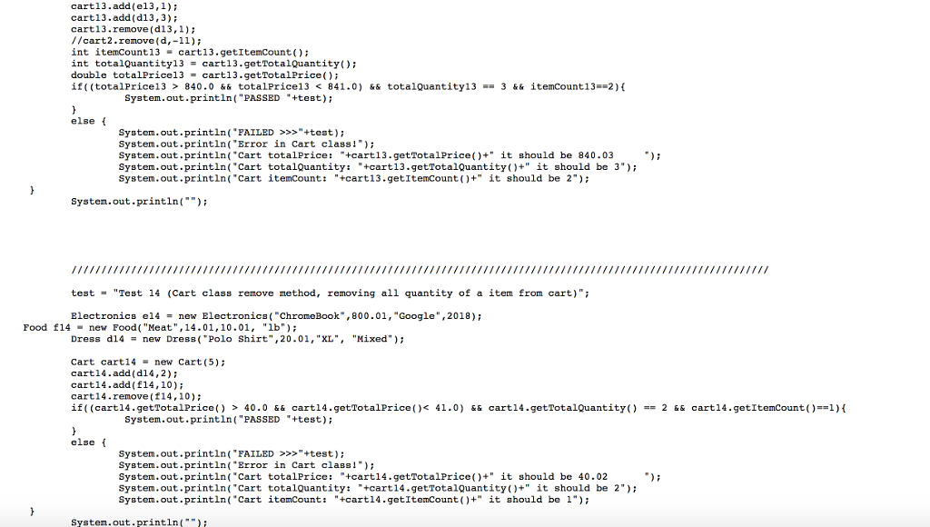 name- & price 0 ELECTRONICS CLASS Your Electronics class inherits from Item.
