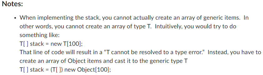 Stack { /** Adds a new entry to the top of this