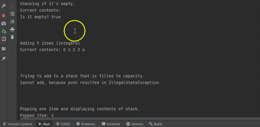 IllegalStateException - if the element cannot be added at this time due