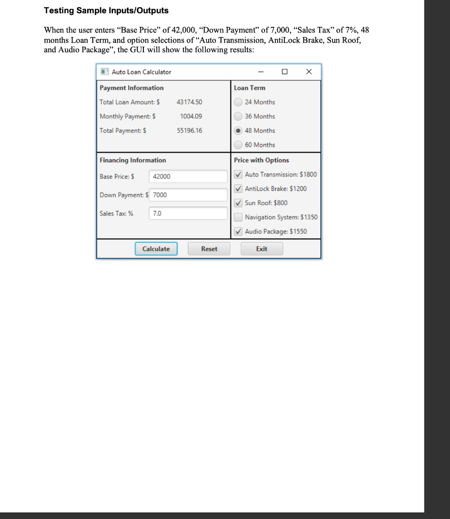 figure below and construct a GUI very similar to Figure 1. Auto