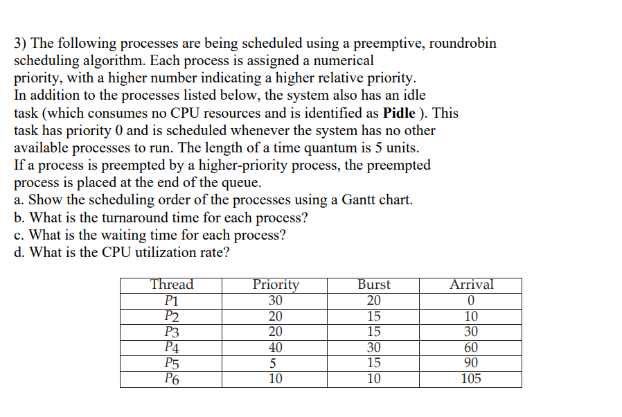 Please describe each part and write a clear answer to each