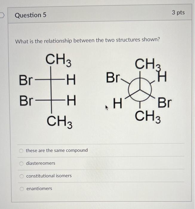  What is the relationship between the two structures shown? these are
