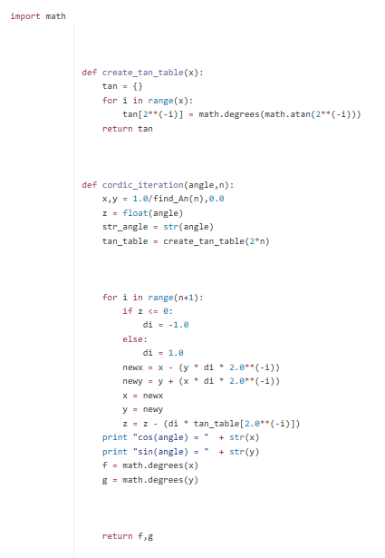 Below is python code that i need help converting to C code.