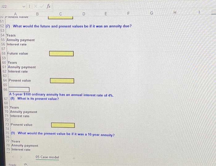 the present value be if it was a 25-year annuity? Years Annuity