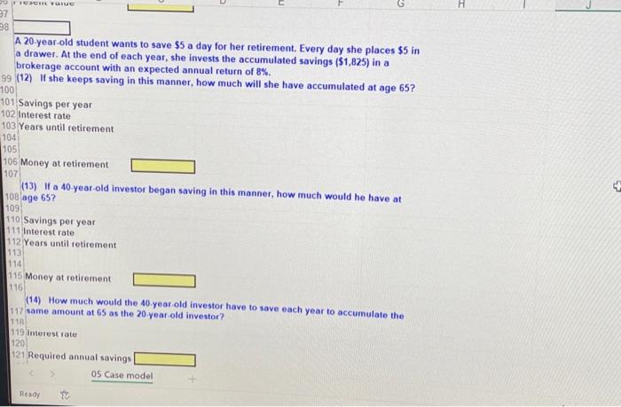 if this was a perpetuity? Annuity payment Interest rate Present value A