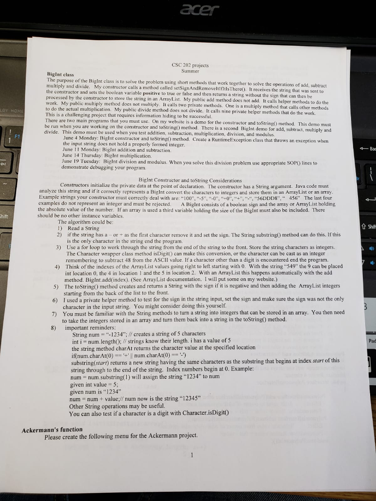  so this is a java project and I'm stuck with second