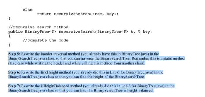 BinaryTree left; private BinaryTree right; public BinaryTree() { parent = left =