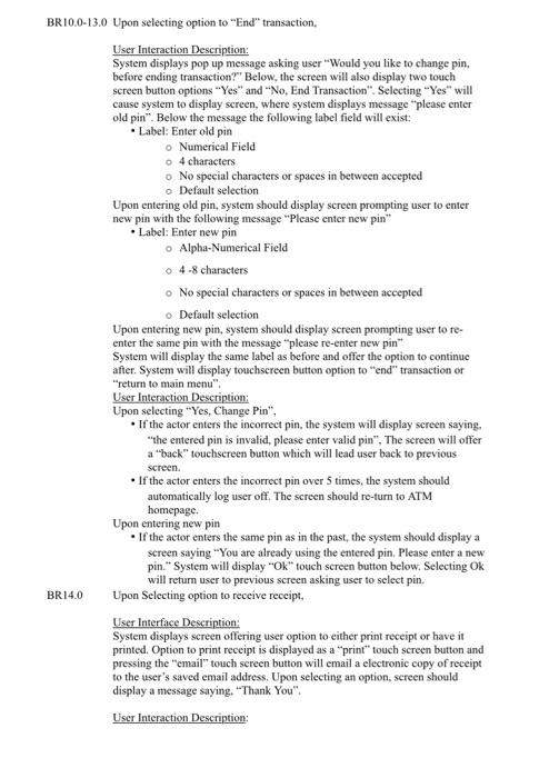 scenarios to test all functionalities. 4. During the testing process two defects