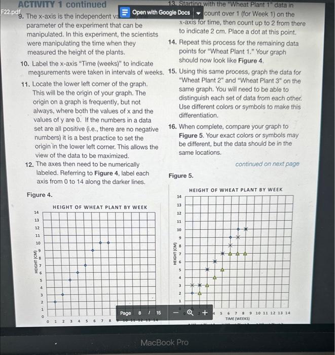 Open Office , etc.) A Graphing by Hand - Printer to print