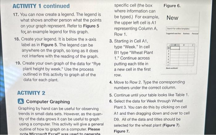 graphing paper A common method to look at data is to create