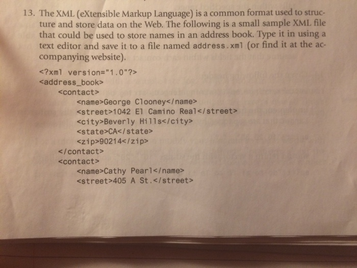 In c++ for beginners please, using basic libraries 13. The XML (eXtensible