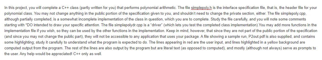  Here is the code provided: Here is the sample input/output file: